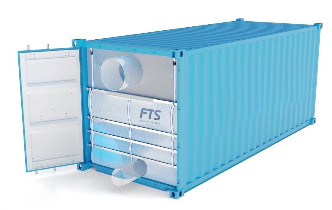 Bulk PE Shipping Container Liner End Fill Laminated With Inner Liner